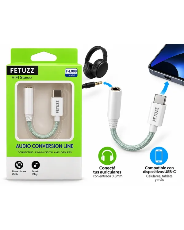 Adaptador de TIPOC a AUXILIAR HEMBRA