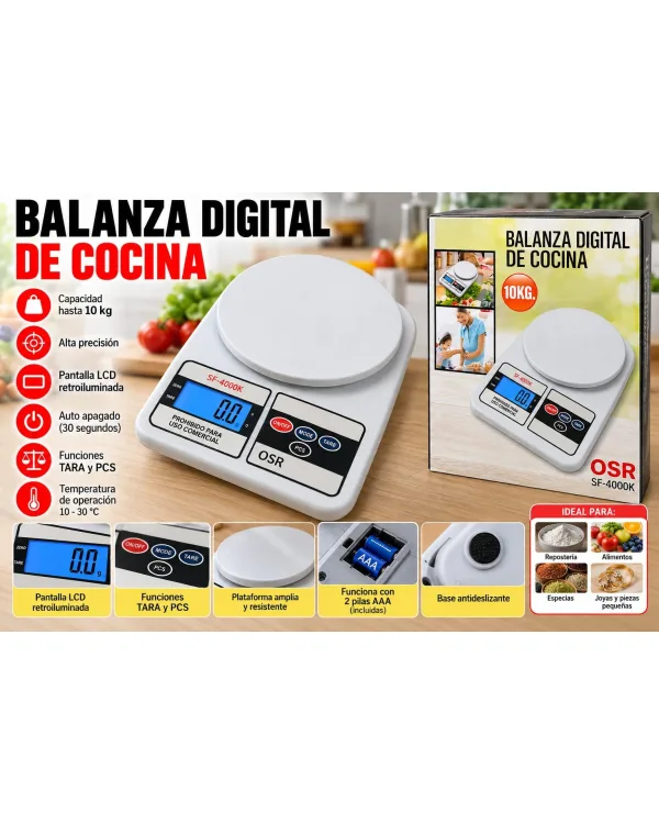 Balanza electronica portatil starvision