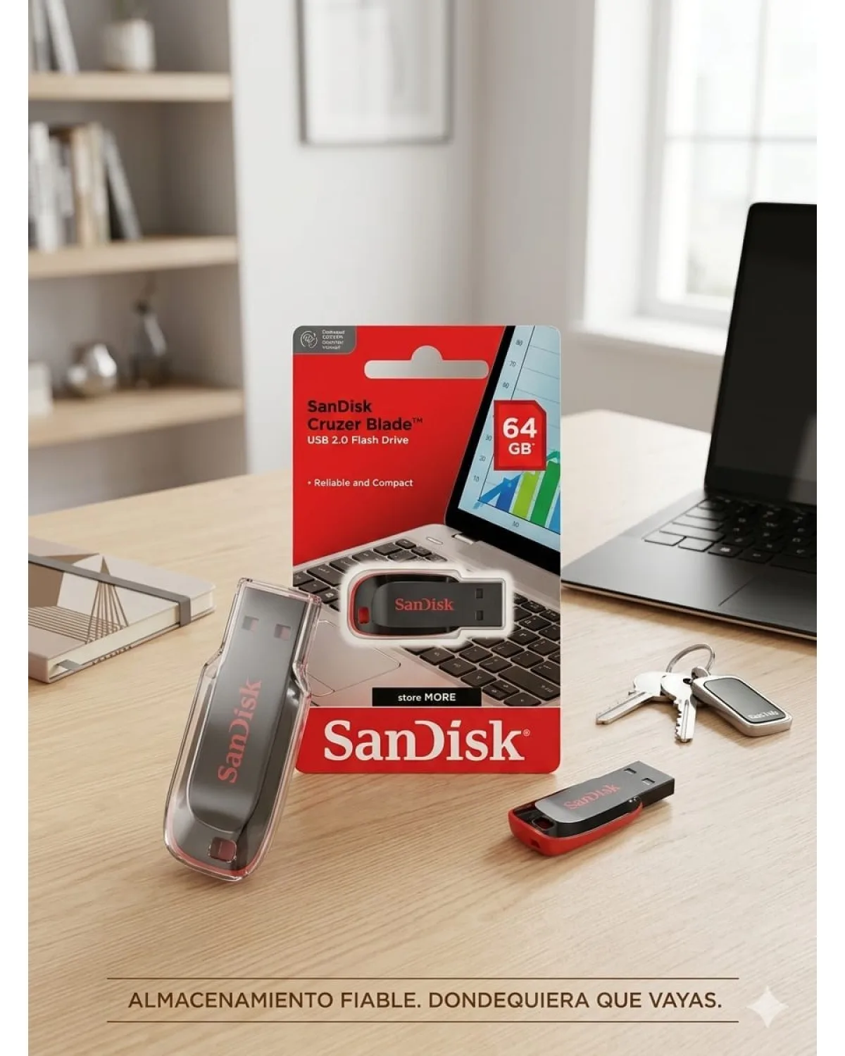 Pendrive de 64gb CUALQUIER MARCA