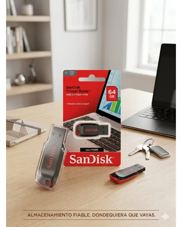 Pendrive de 64gb CUALQUIER MARCA