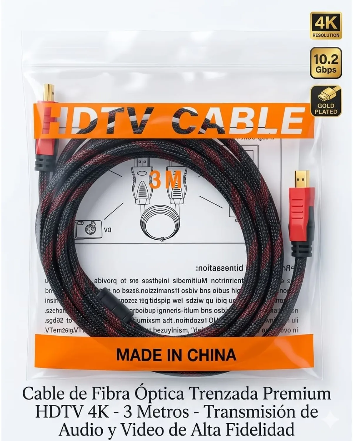 Cable HDMI 3 metros