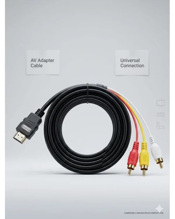 Cable HDMI a RCA 1.5 metros