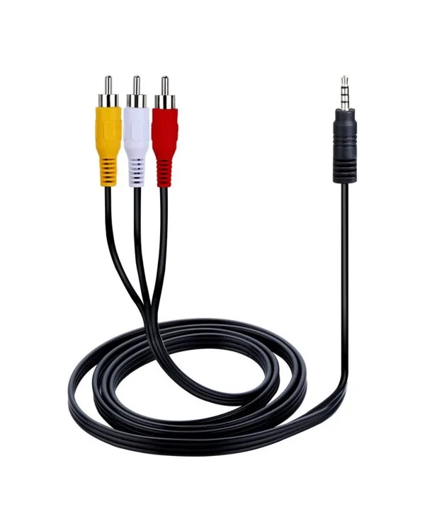 Cable rca de 3 fichas a Auxiliar
