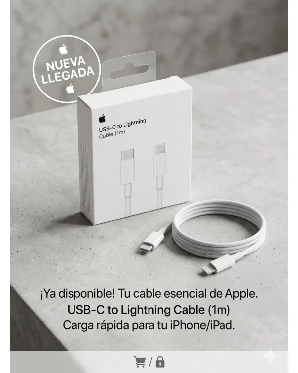 Cable usb APPLE tipoC/IPHONE