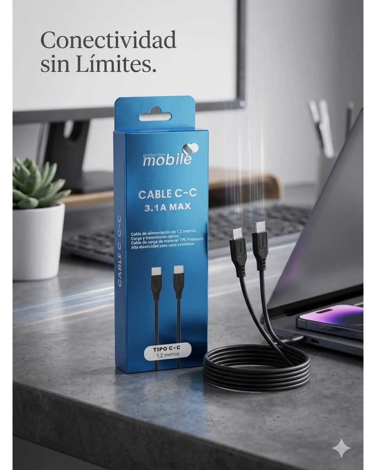 Cable Usb Mobile tipoC/tipoC