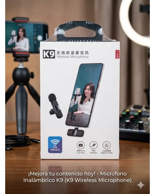 Microfono Corbatero Bluetooth K9