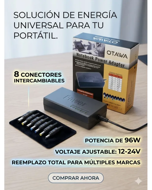 Cargador de NOTEBOOK OTAWA y OTRAS