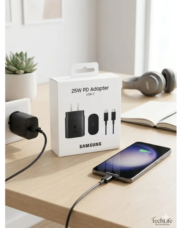 Cargador Samsung con cable 25W