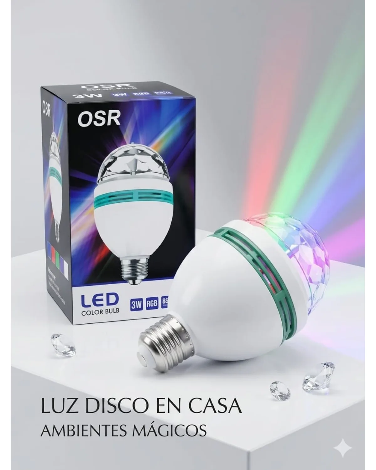 Lampara FOCO MULTILUCES SIMPLE 1 lado solo