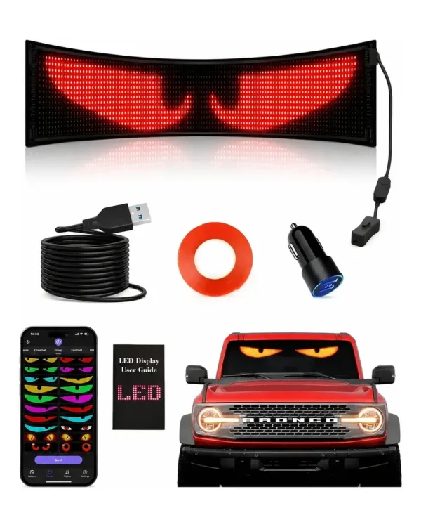 Cartel Led Ojos 1 Unidad